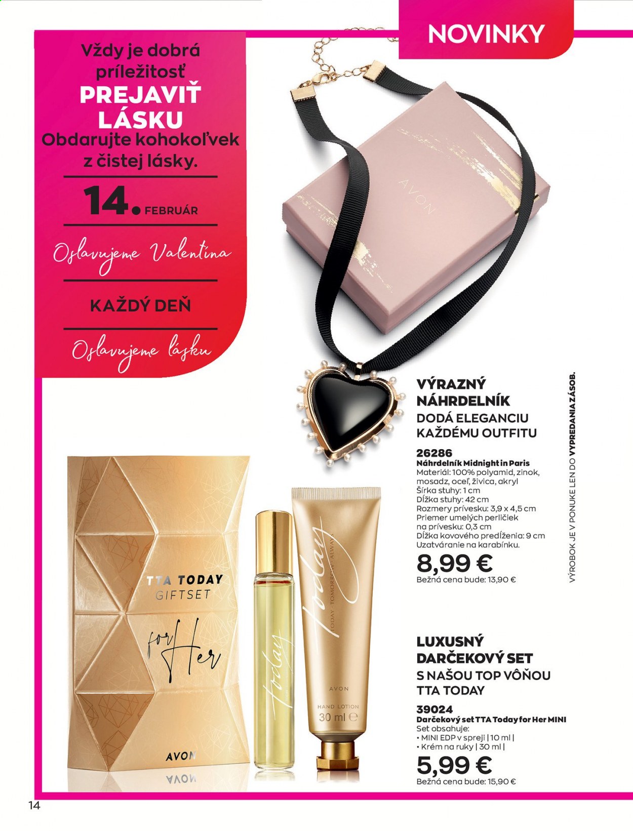 Leták Avon - 1.2.2021 - 28.2.2021. Strana 14