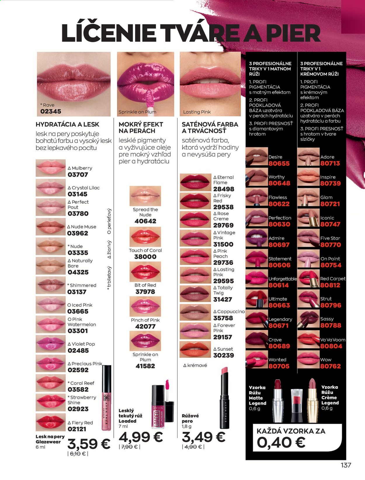 Leták Avon - 1.2.2021 - 28.2.2021. Strana 137