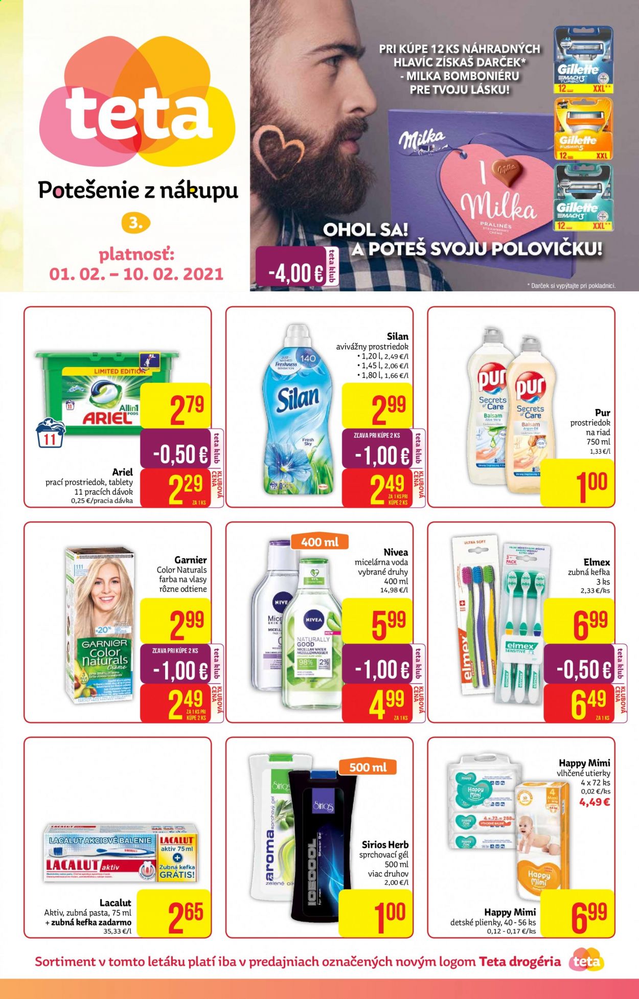 Leták Teta drogerie - 1.2.2021 - 10.2.2021. Strana 1