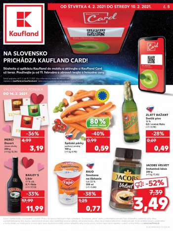 Leták Kaufland - 4.2.2021 - 10.2.2021.