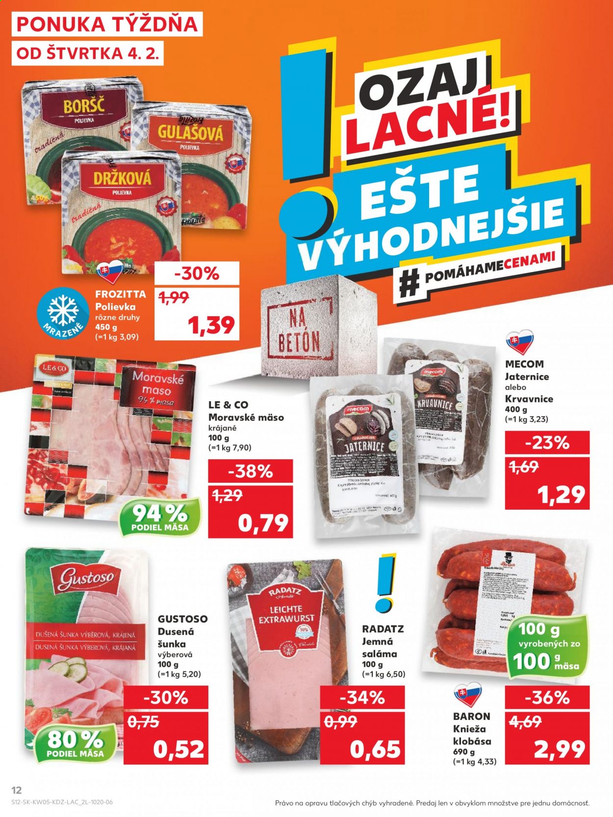 Leták Kaufland - 4.2.2021 - 10.2.2021. Strana 12
