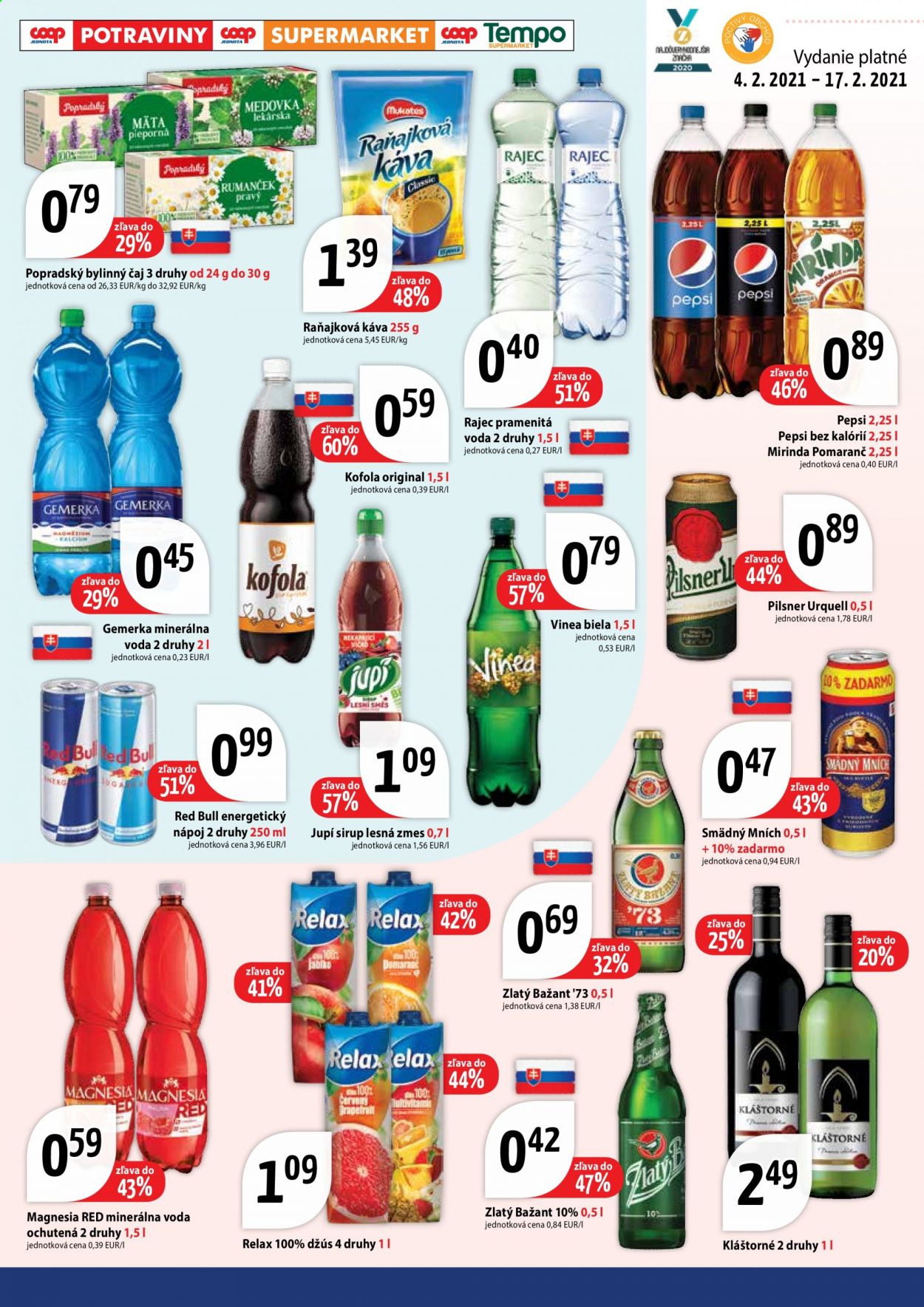 Leták COOP Jednota - 4.2.2021 - 17.2.2021. Strana 7