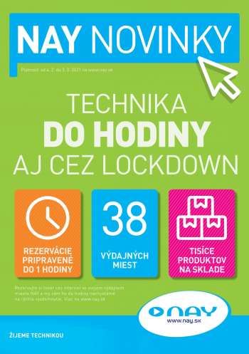 Leták NAY Elektrodom - 4.2.2021 - 3.3.2021.