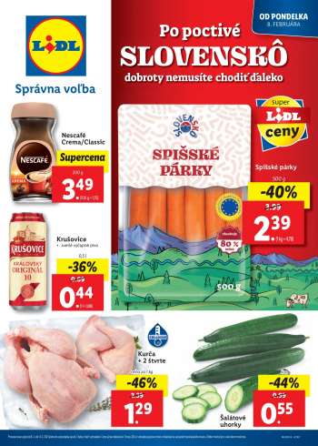 Leták Lidl - 8.2.2021 - 14.2.2021.