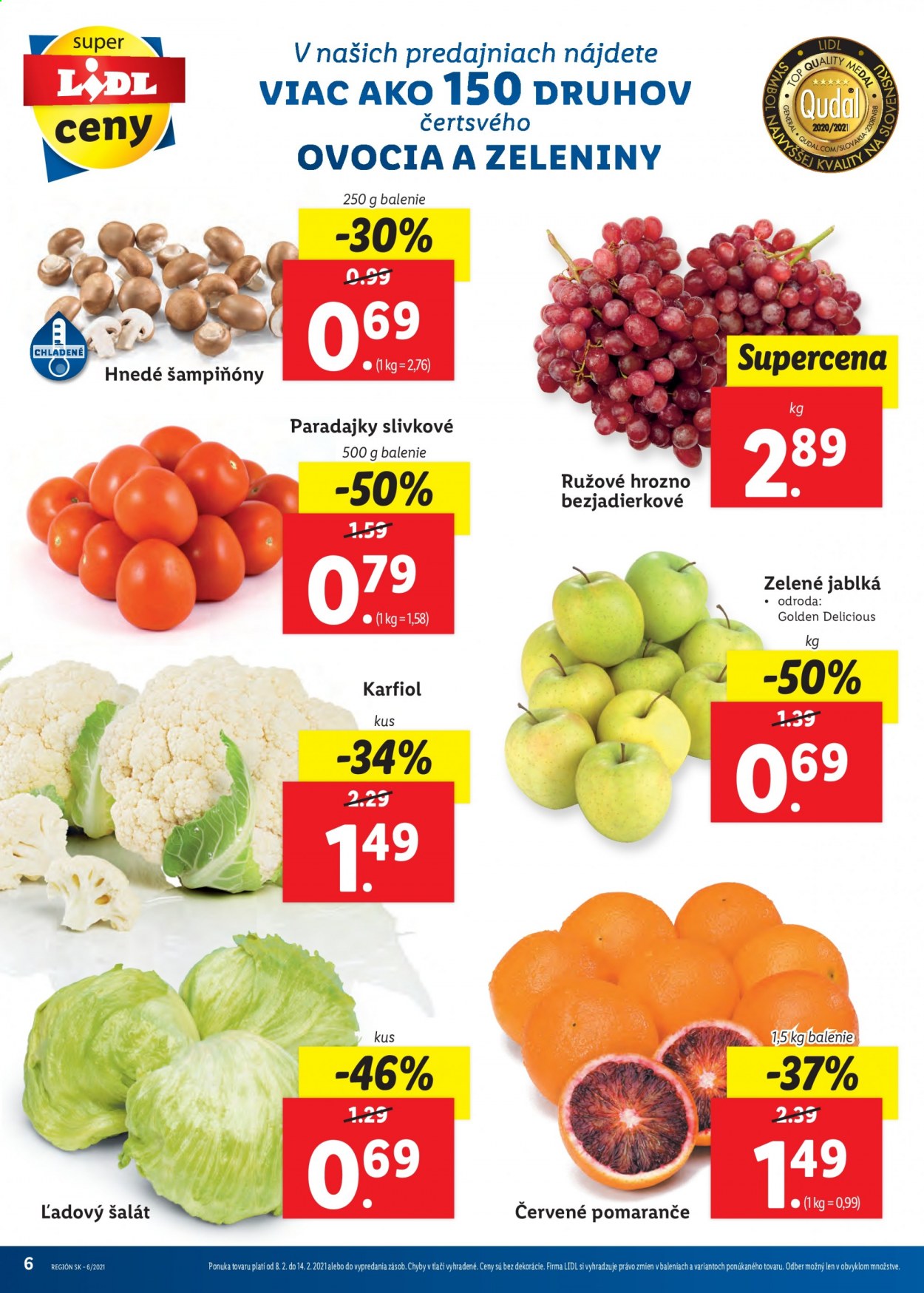Leták Lidl - 8.2.2021 - 14.2.2021. Strana 6