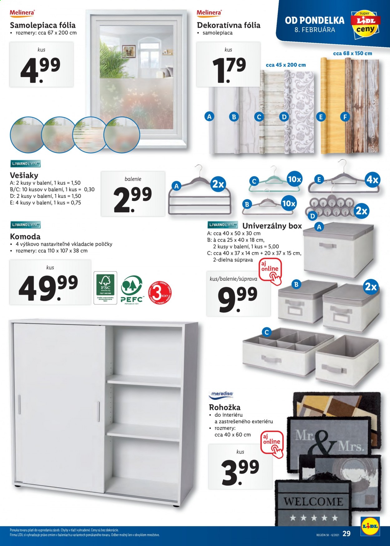 Leták Lidl - 8.2.2021 - 14.2.2021. Strana 29