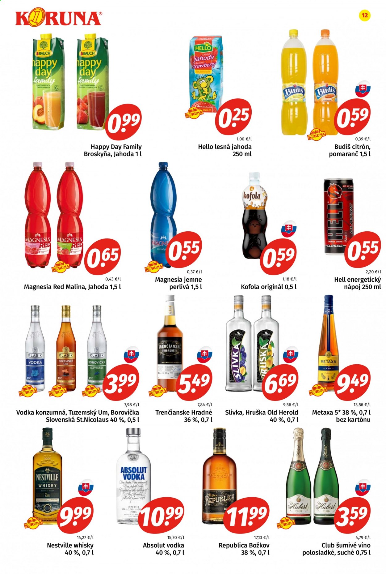 Leták Potraviny KORUNA - 5.2.2021 - 17.2.2021. Strana 12