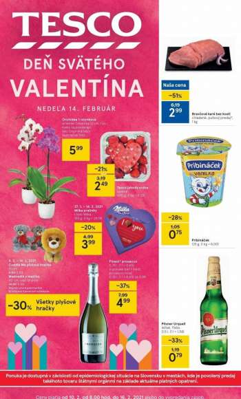 Leták TESCO - 10.2.2021 - 16.2.2021.