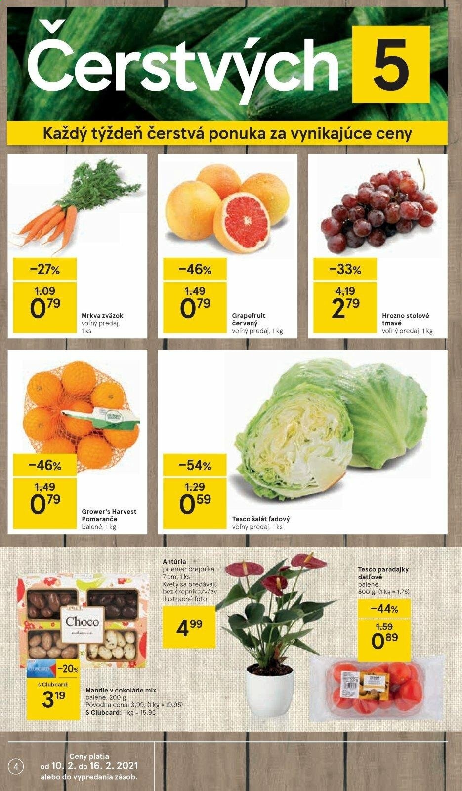 Leták TESCO - 10.2.2021 - 16.2.2021. Strana 4
