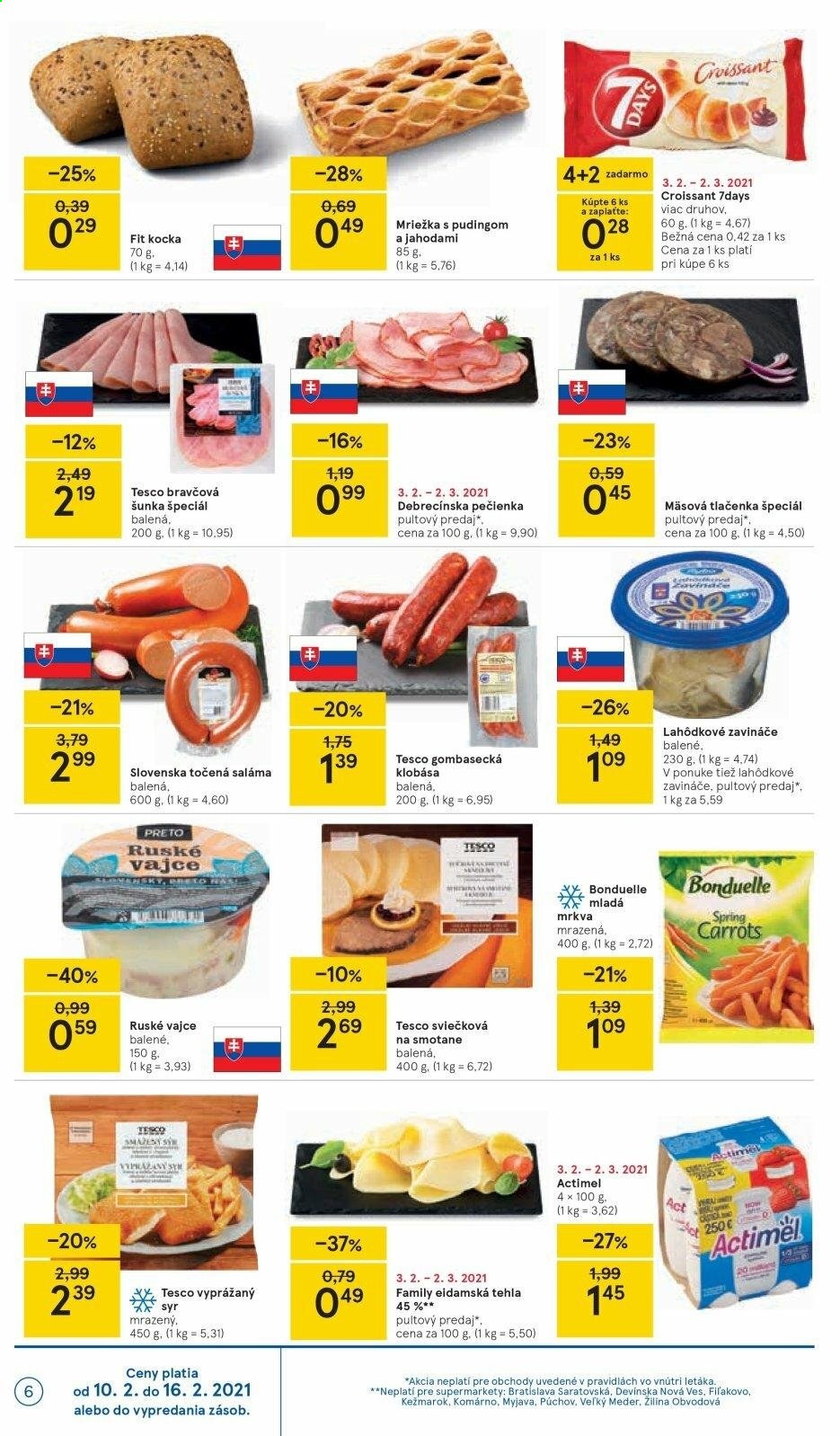 Leták TESCO - 10.2.2021 - 16.2.2021. Strana 6