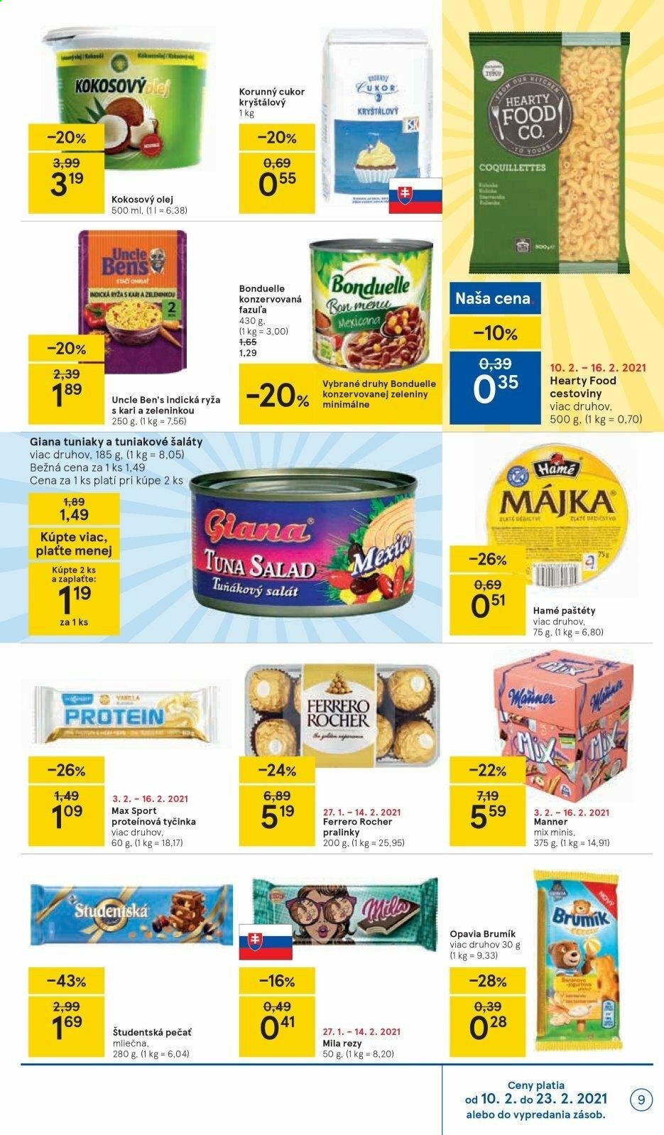 Leták TESCO - 10.2.2021 - 16.2.2021. Strana 9