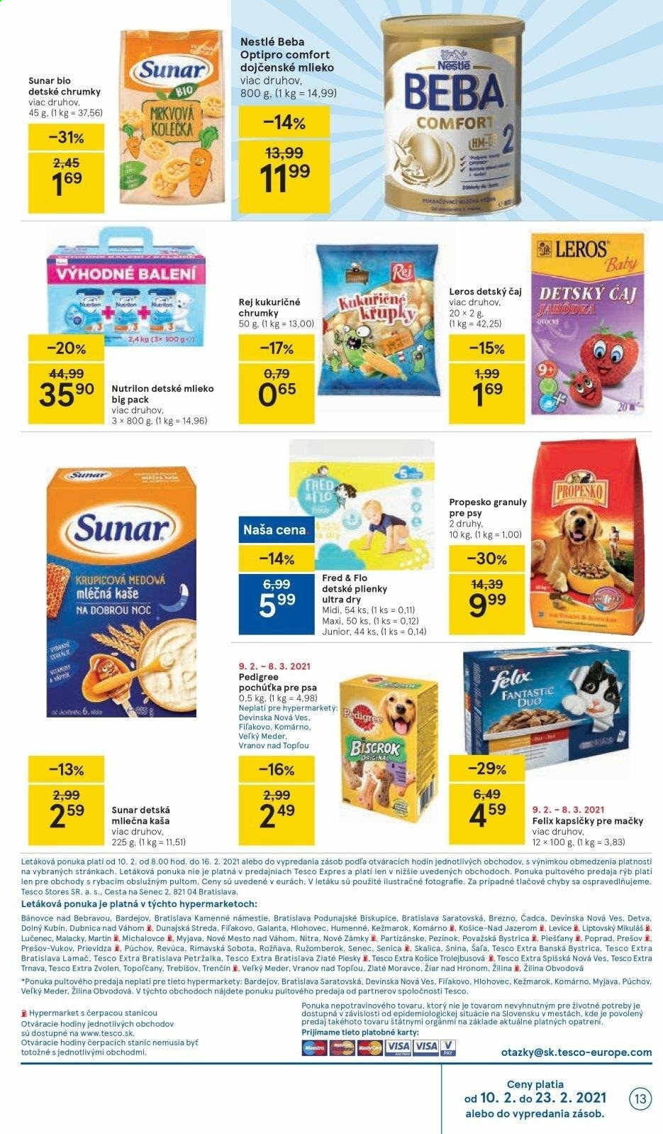 Leták TESCO - 10.2.2021 - 16.2.2021. Strana 13