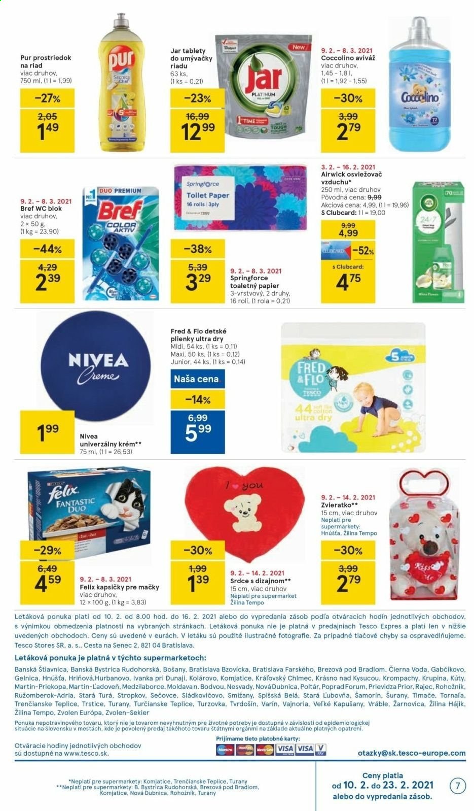Leták TESCO supermarket - 10.2.2021 - 16.2.2021. Strana 7