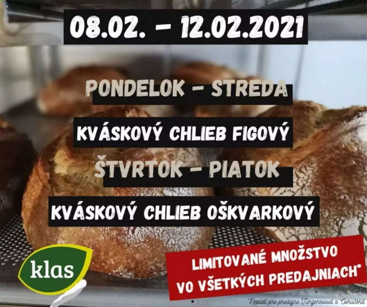 Leták Klas - 8.2.2021 - 12.2.2021. Strana 1