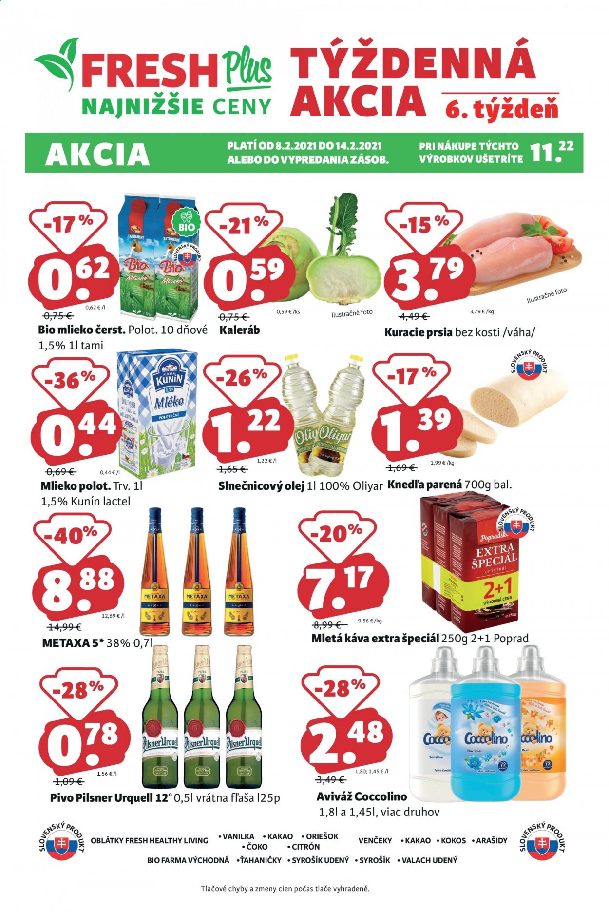 Leták FRESH - 8.2.2021 - 14.2.2021. Strana 1