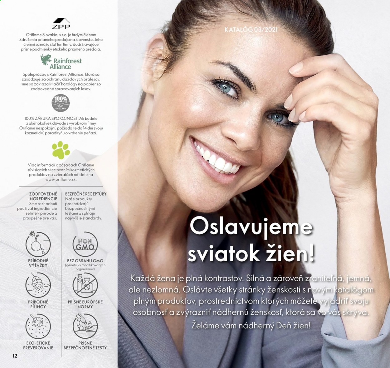 Leták Oriflame - 9.2.2021 - 1.3.2021. Strana 12