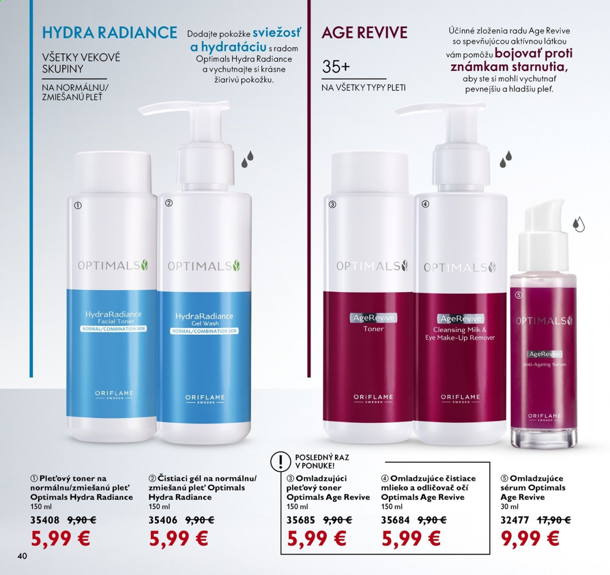 Leták Oriflame - 9.2.2021 - 1.3.2021. Strana 40