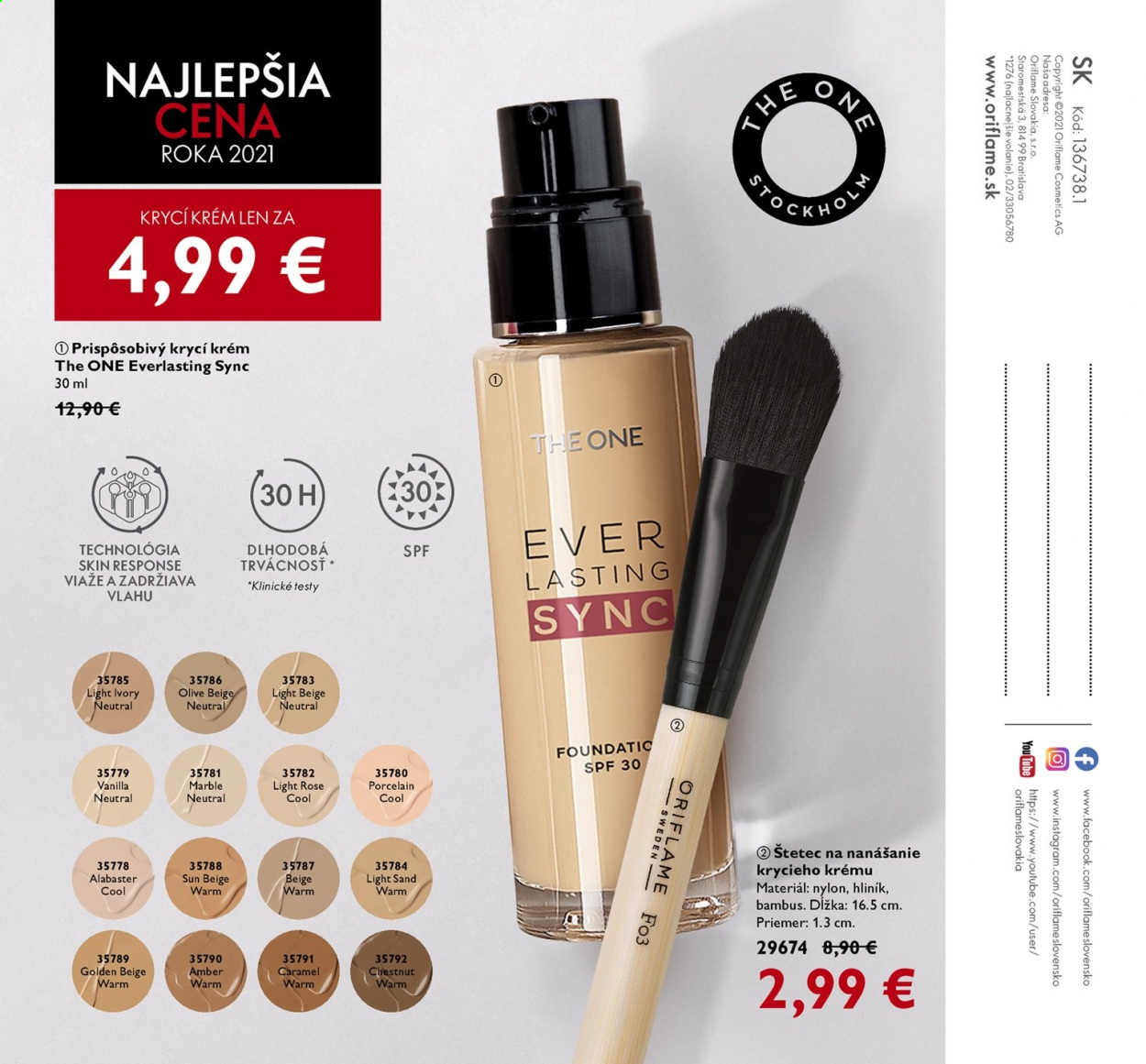 Leták Oriflame - 9.2.2021 - 1.3.2021. Strana 136