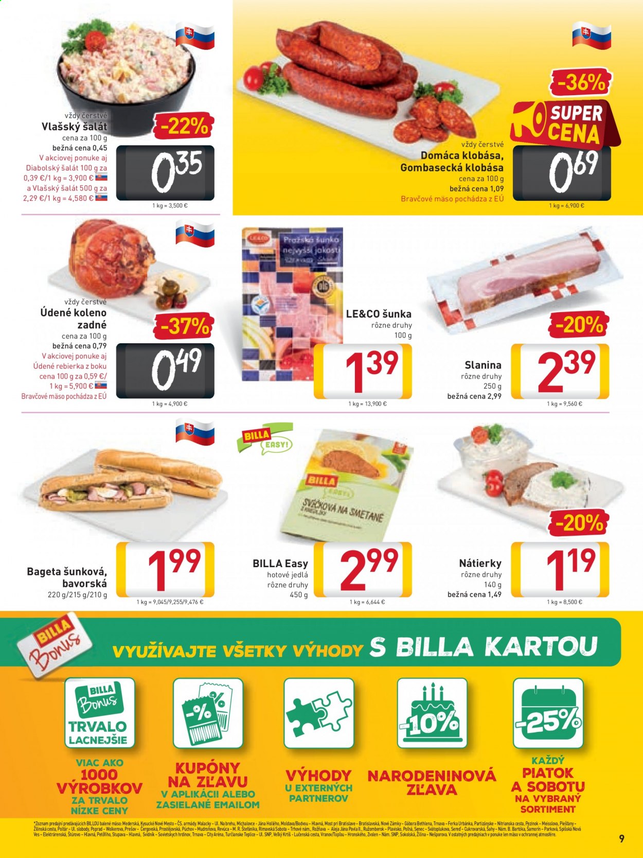 Leták Billa - 10.2.2021 - 16.2.2021. Strana 9