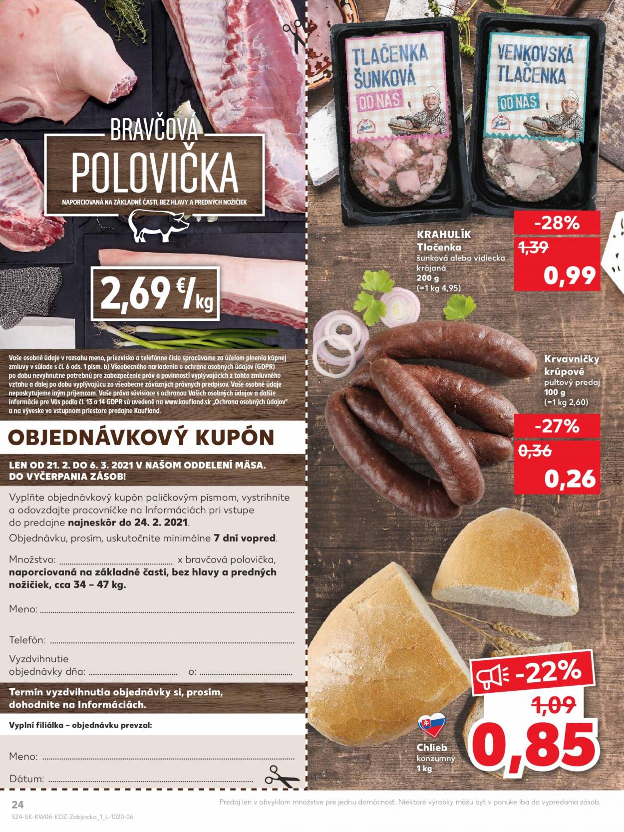 Leták Kaufland - 11.2.2021 - 17.2.2021. Strana 24