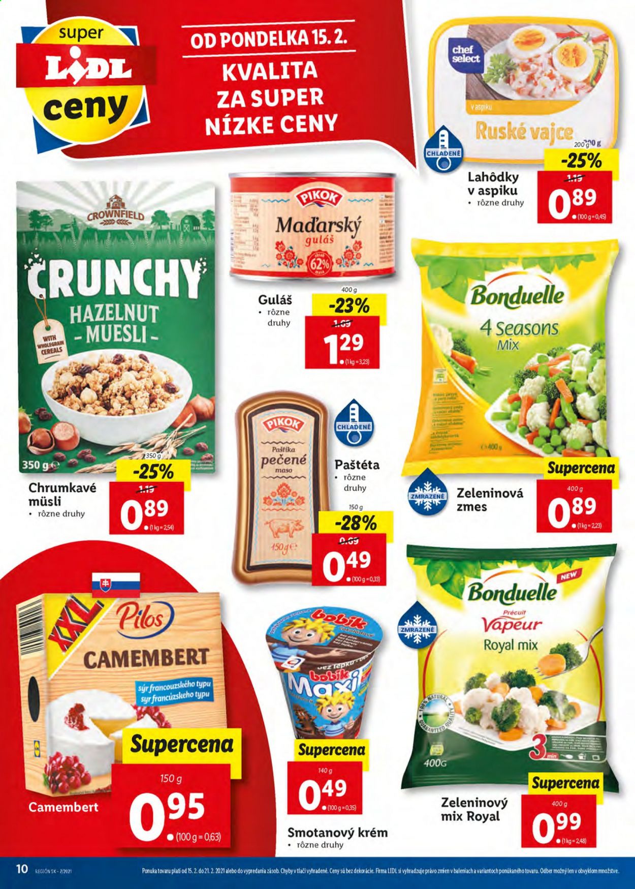Leták Lidl - 15.2.2021 - 21.2.2021. Strana 10