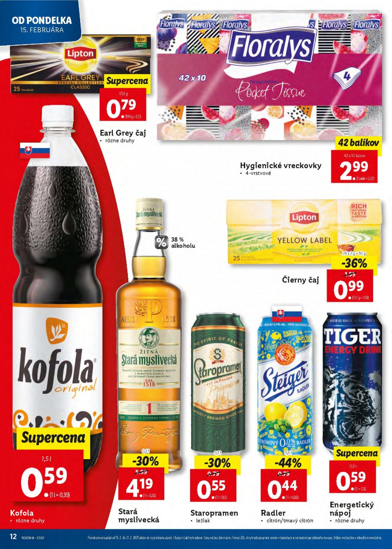 Leták Lidl - 15.2.2021 - 21.2.2021. Strana 12