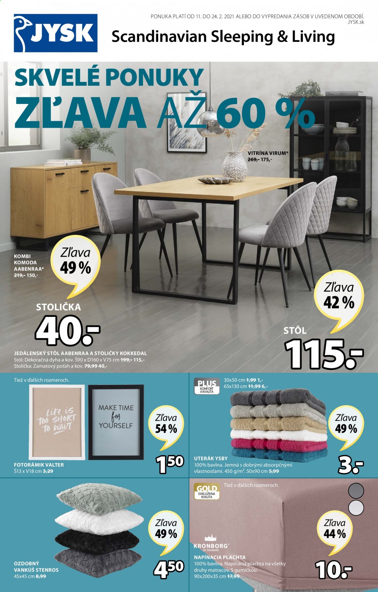 Leták JYSK - 11.2.2021 - 24.2.2021. Strana 2