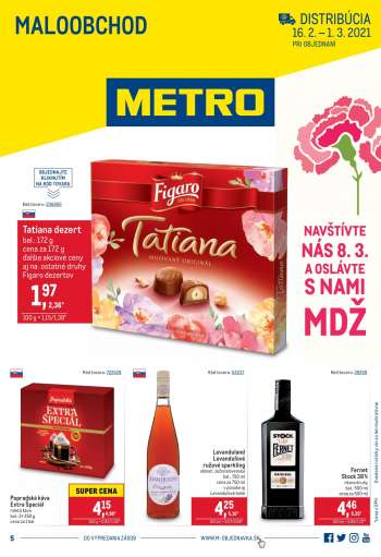 Leták Metro - 16.2.2021 - 1.3.2021.