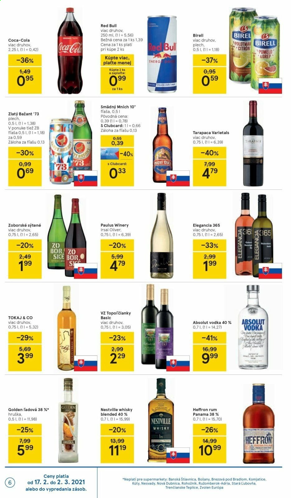 Leták TESCO supermarket - 17.2.2021 - 23.2.2021. Strana 6