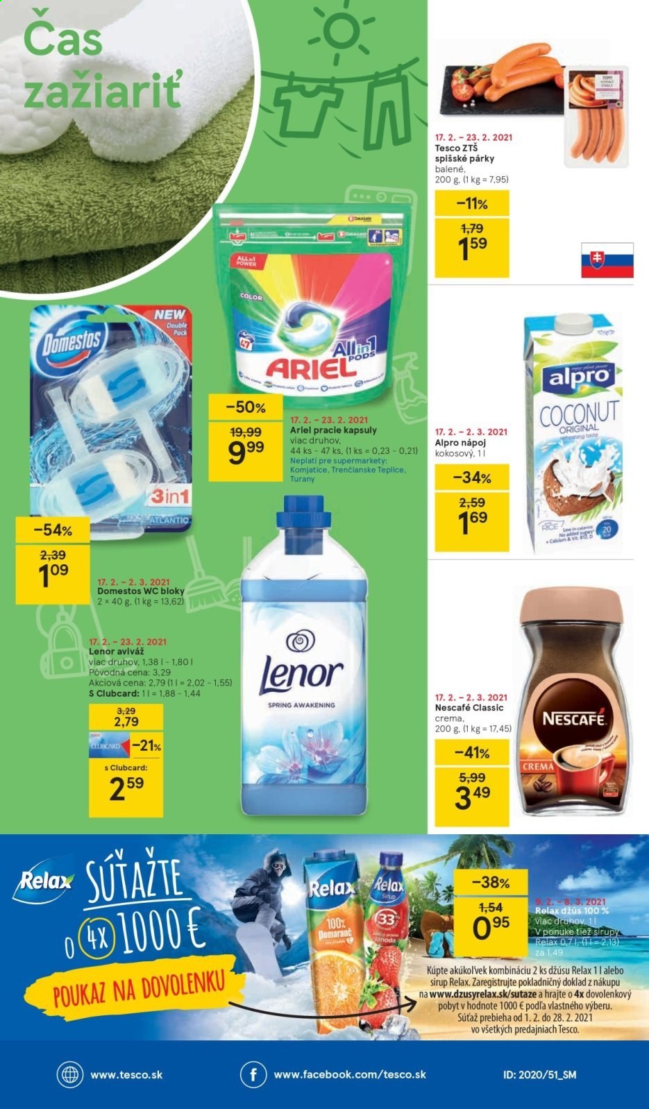 Leták TESCO supermarket - 17.2.2021 - 23.2.2021. Strana 8
