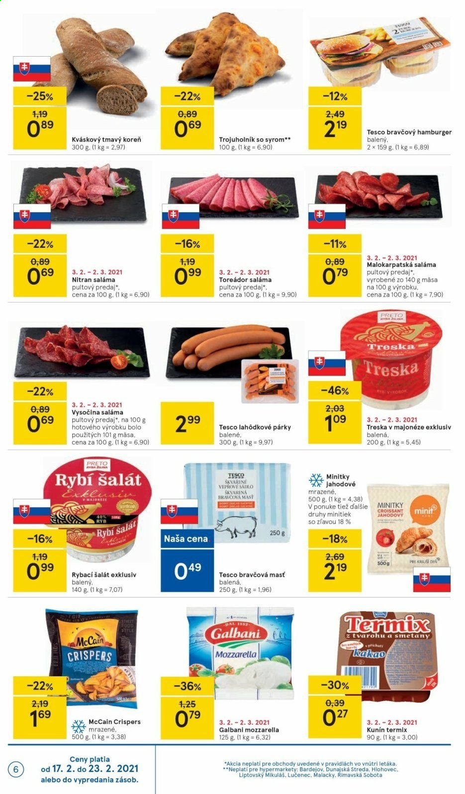 Leták TESCO - 17.2.2021 - 23.2.2021. Strana 6