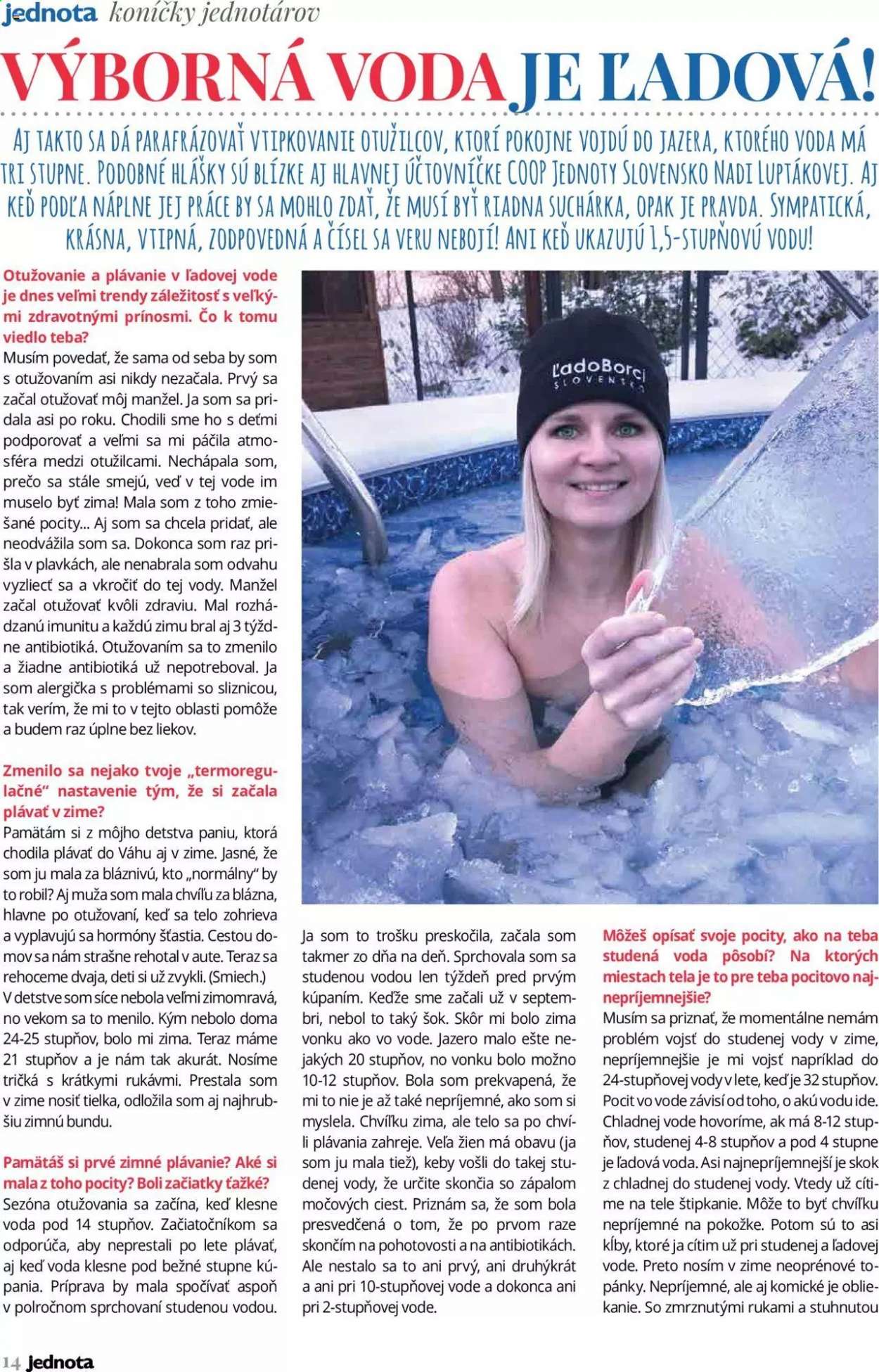 Leták COOP Jednota. Strana 14