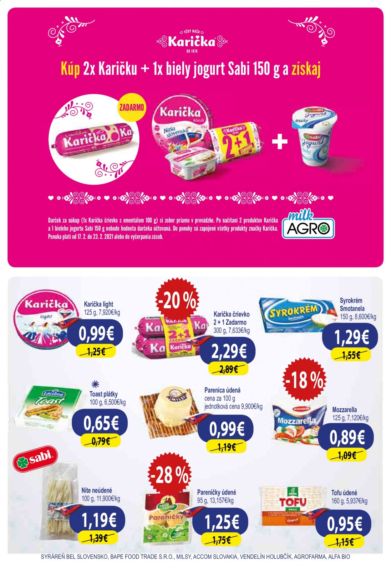 Leták Milk AGRO - 17.2.2021 - 23.2.2021. Strana 4