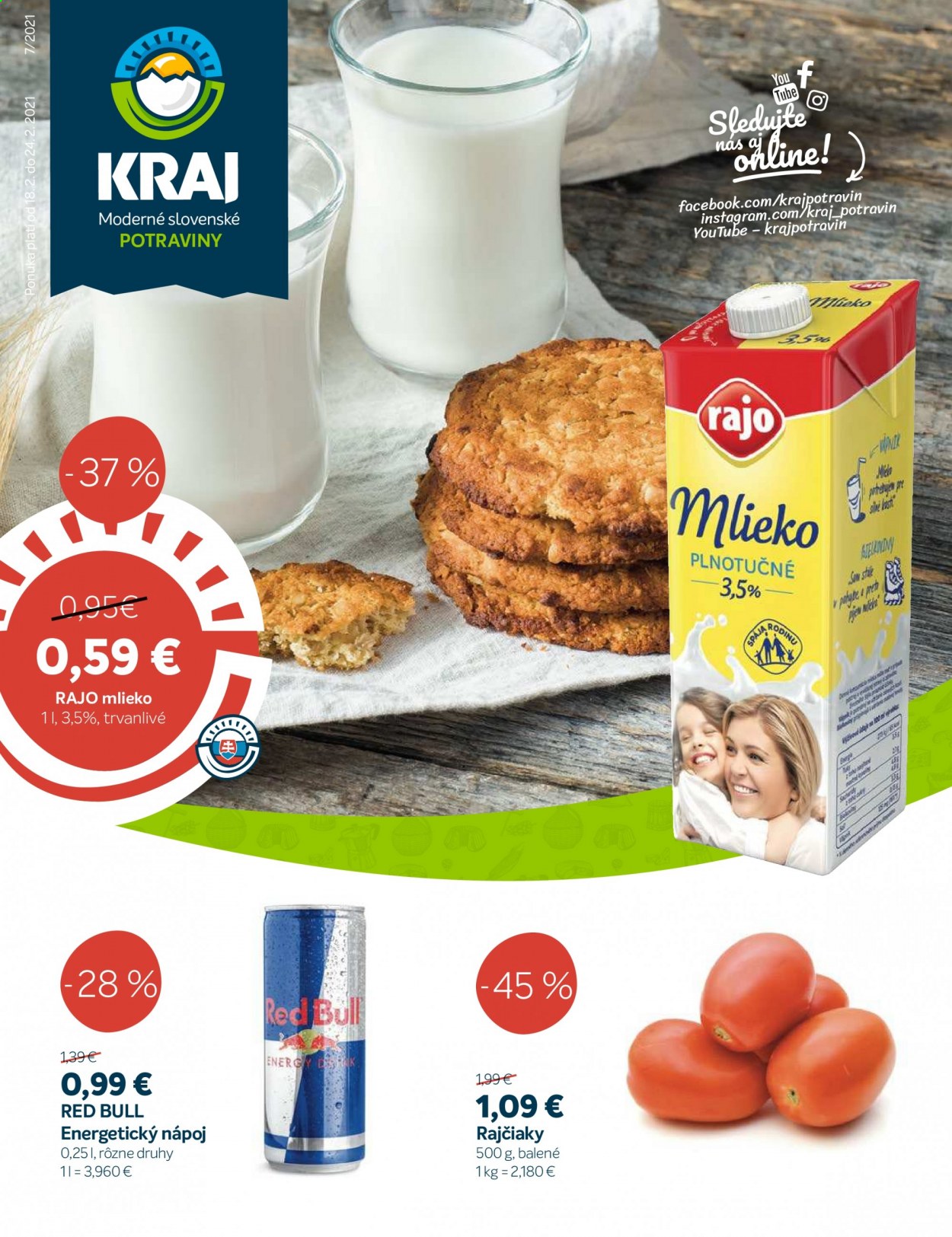 Leták Kraj - 18.2.2021 - 24.2.2021. Strana 1