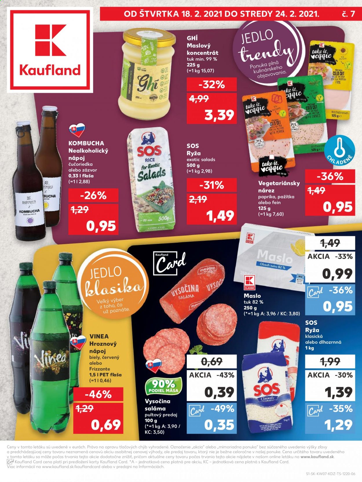 Leták Kaufland - 18.2.2021 - 24.2.2021. Strana 1