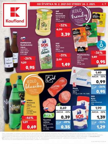 Leták Kaufland - 18.2.2021 - 24.2.2021.