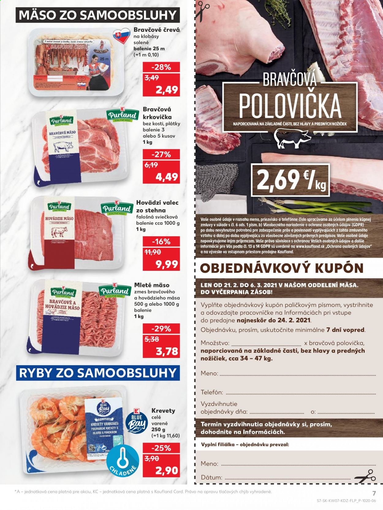 Leták Kaufland - 18.2.2021 - 24.2.2021. Strana 7