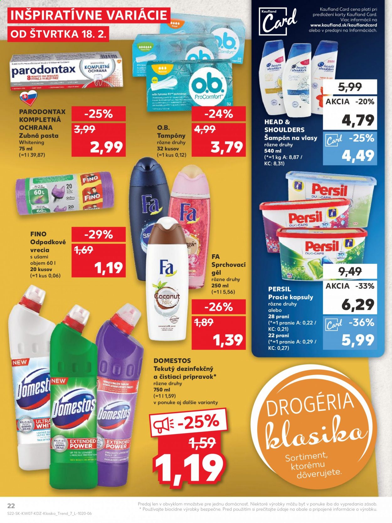 Leták Kaufland - 18.2.2021 - 24.2.2021. Strana 22