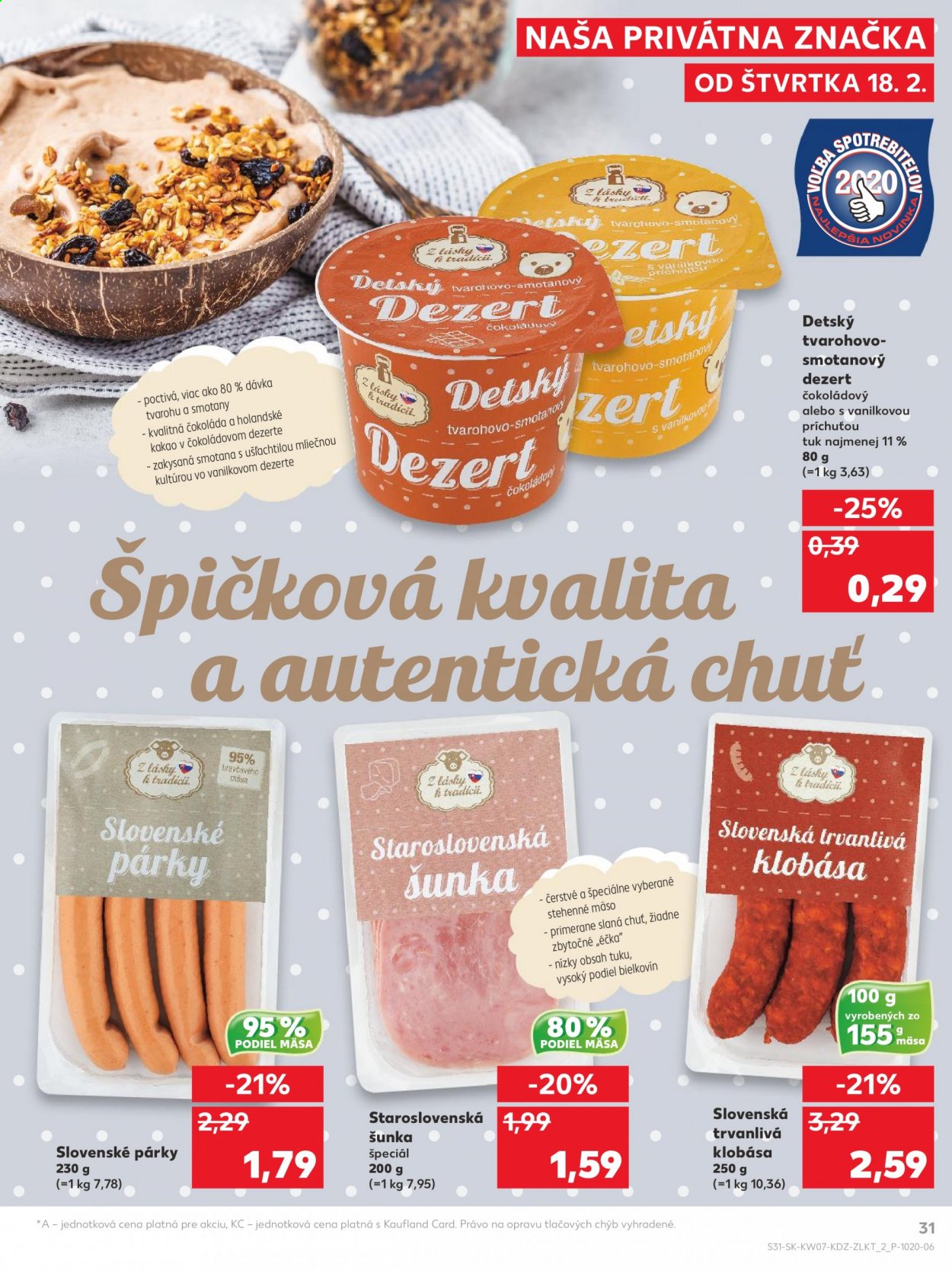 Leták Kaufland - 18.2.2021 - 24.2.2021. Strana 31