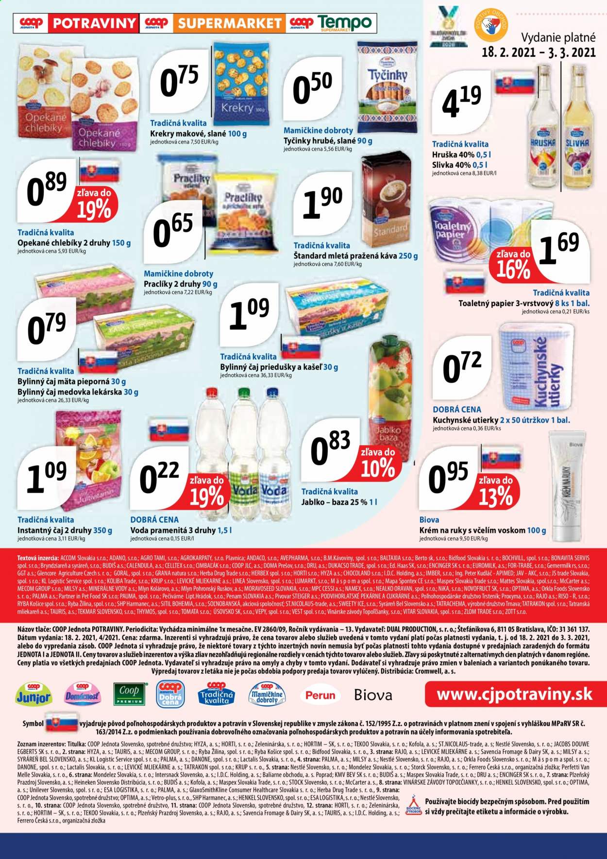 Leták COOP Jednota - 18.2.2021 - 3.3.2021. Strana 11