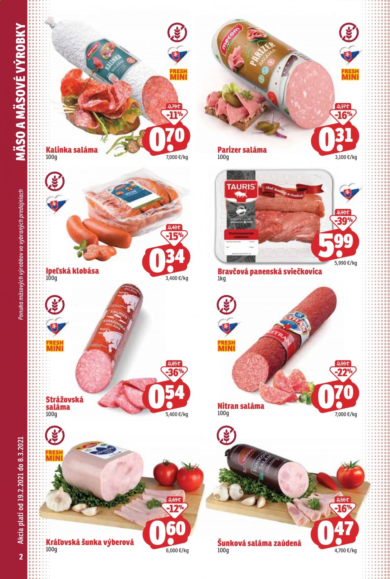 Leták FRESH - 19.2.2021 - 8.3.2021. Strana 2