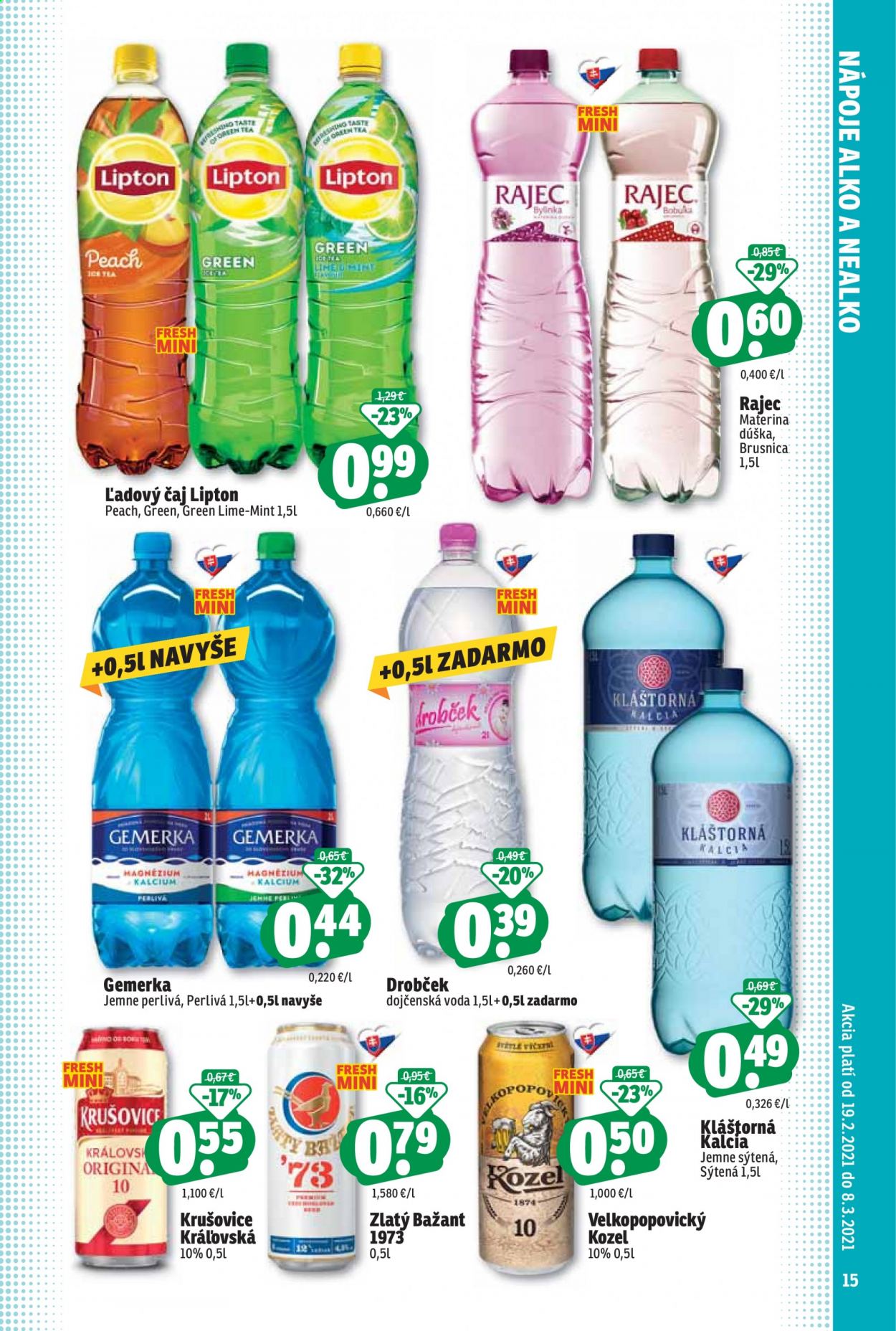 Leták FRESH - 19.2.2021 - 8.3.2021. Strana 15