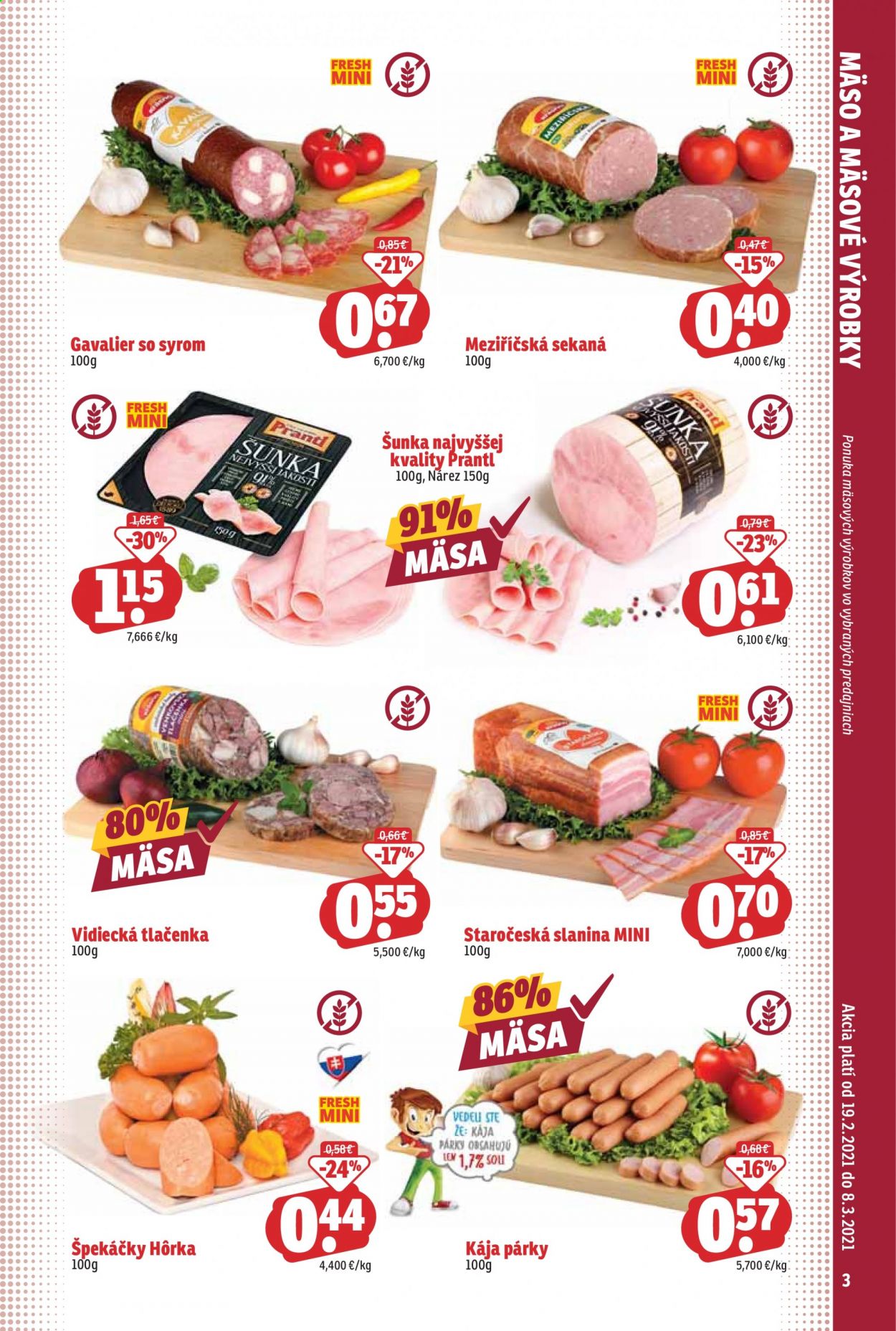 Leták FRESH - 19.2.2021 - 8.3.2021. Strana 3