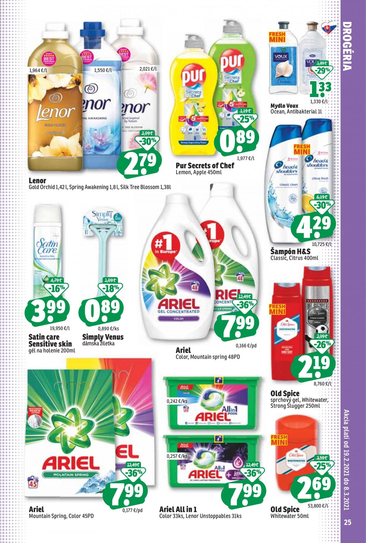 Leták FRESH - 19.2.2021 - 8.3.2021. Strana 25