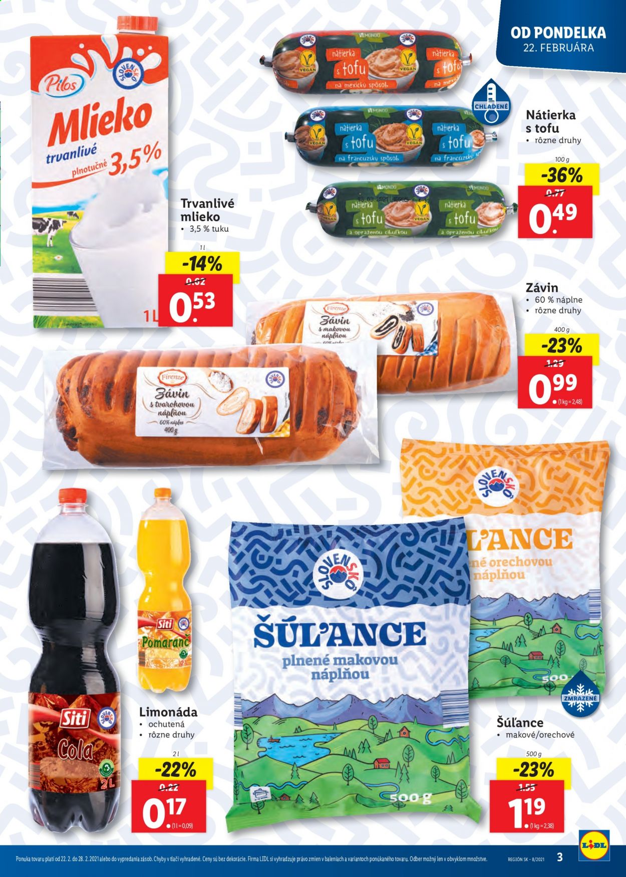Leták Lidl - 22.2.2021 - 28.2.2021. Strana 3