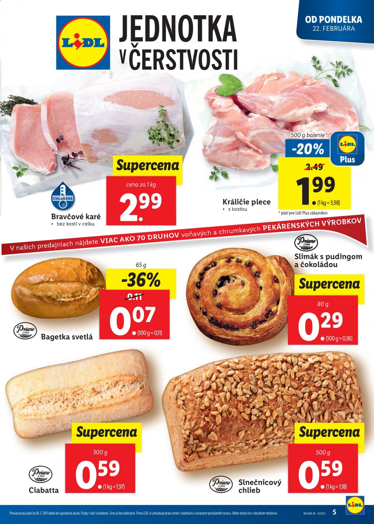 Leták Lidl - 22.2.2021 - 28.2.2021. Strana 5