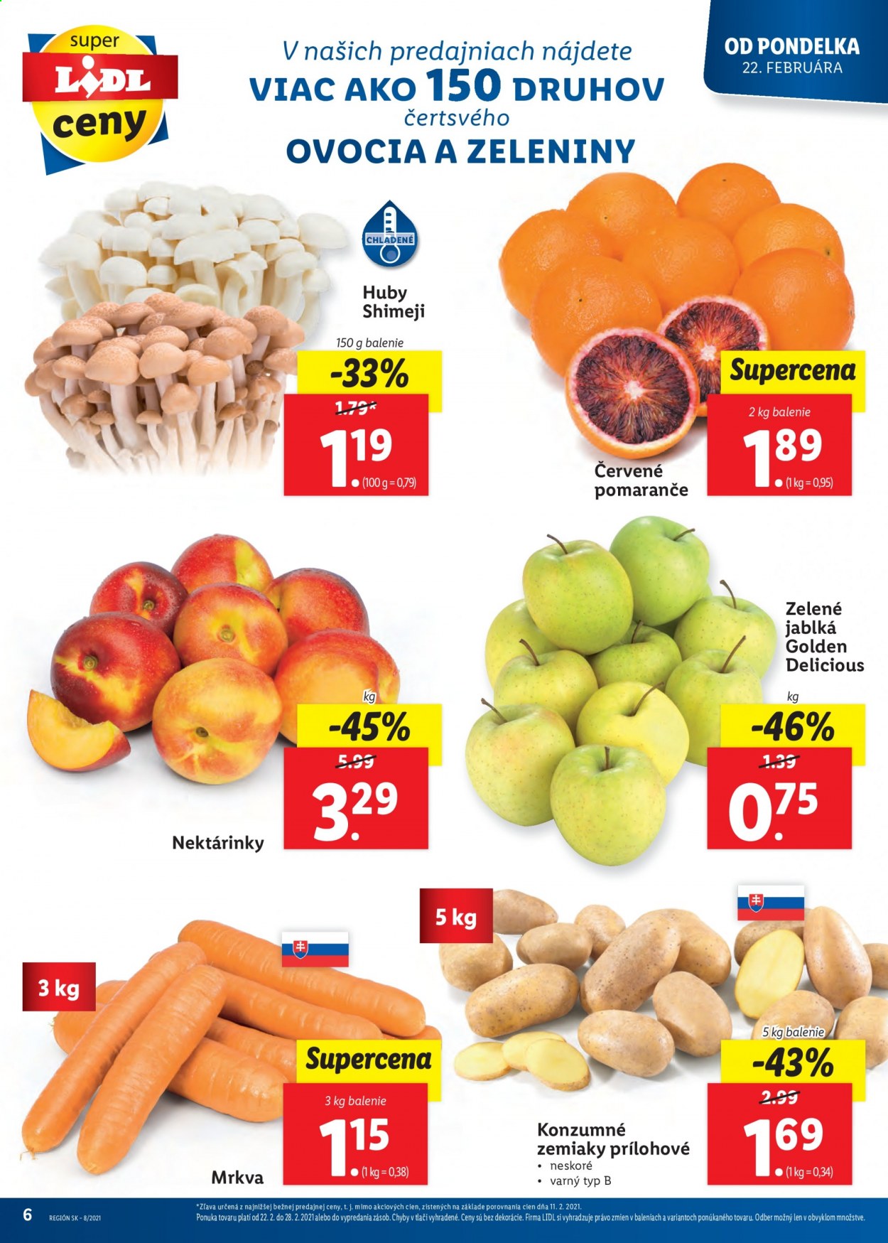 Leták Lidl - 22.2.2021 - 28.2.2021. Strana 6