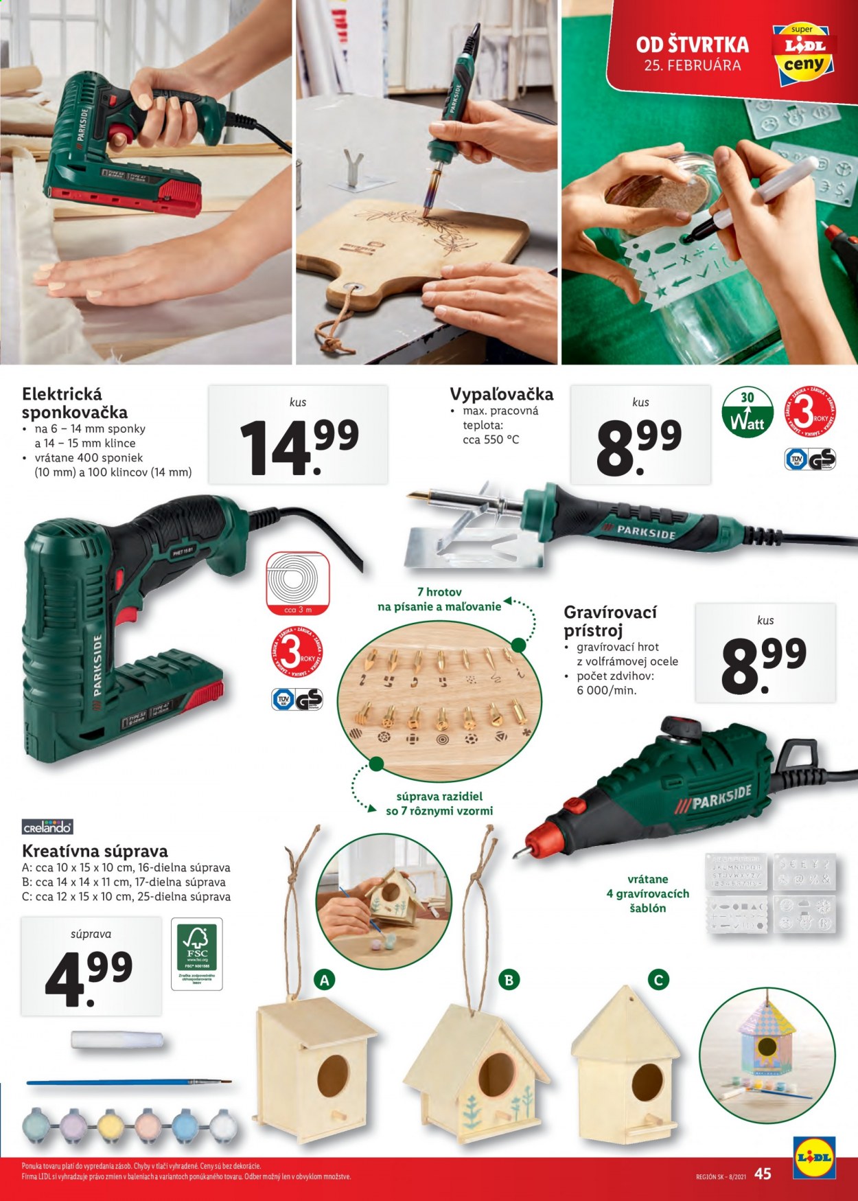 Leták Lidl - 22.2.2021 - 28.2.2021. Strana 45