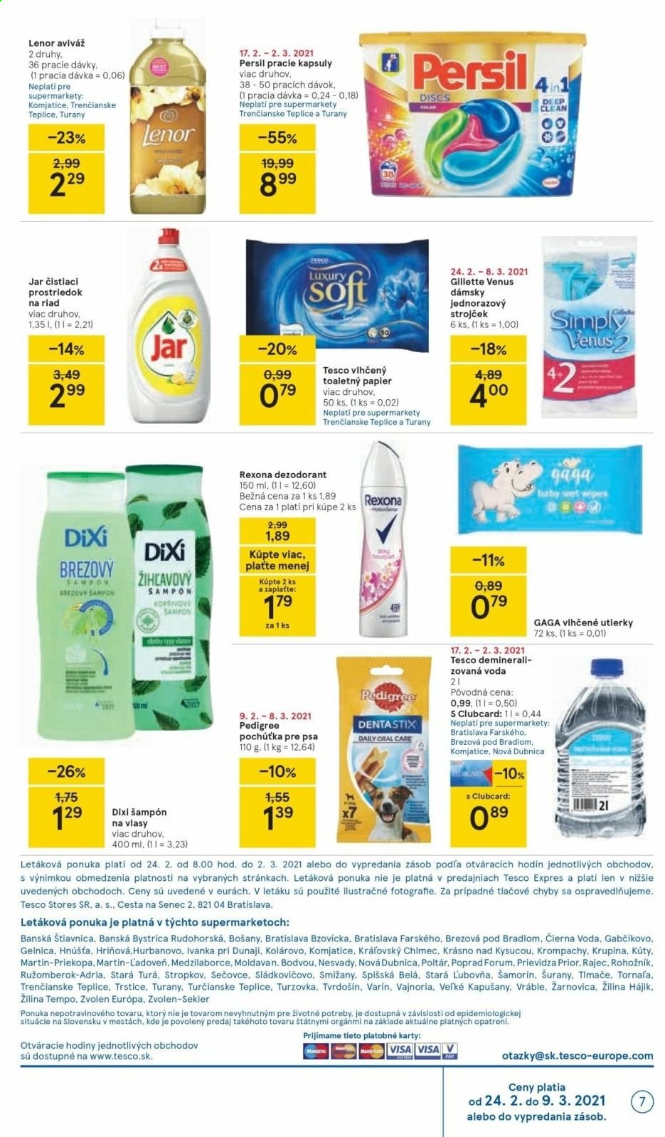 Leták TESCO supermarket - 24.2.2021 - 2.3.2021. Strana 7