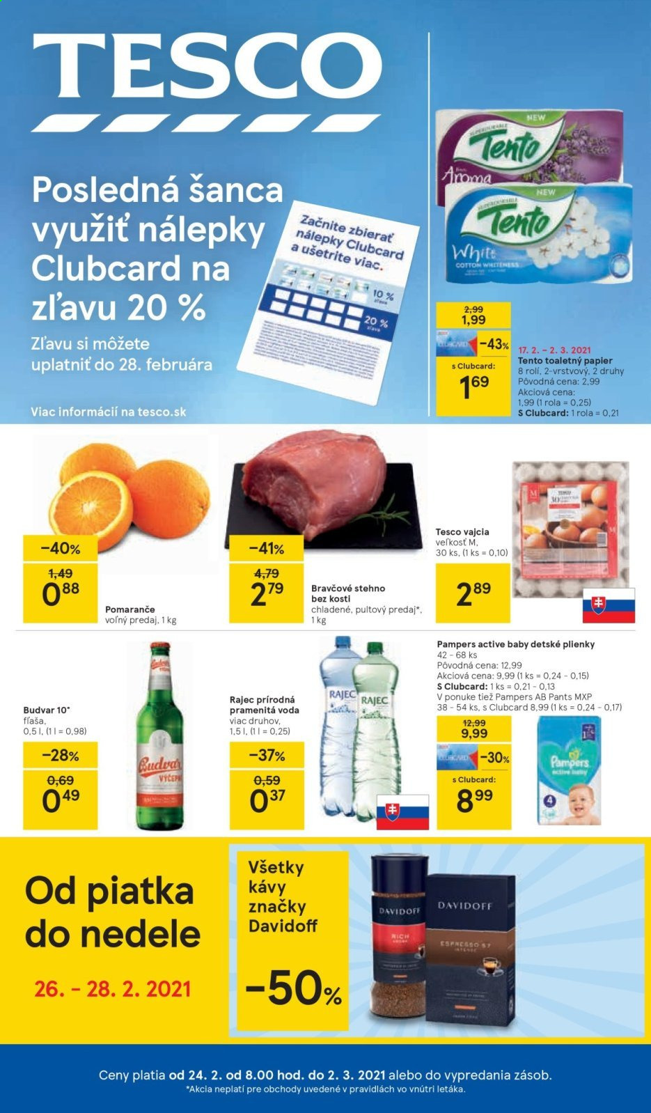 Leták TESCO - 24.2.2021 - 2.3.2021. Strana 1